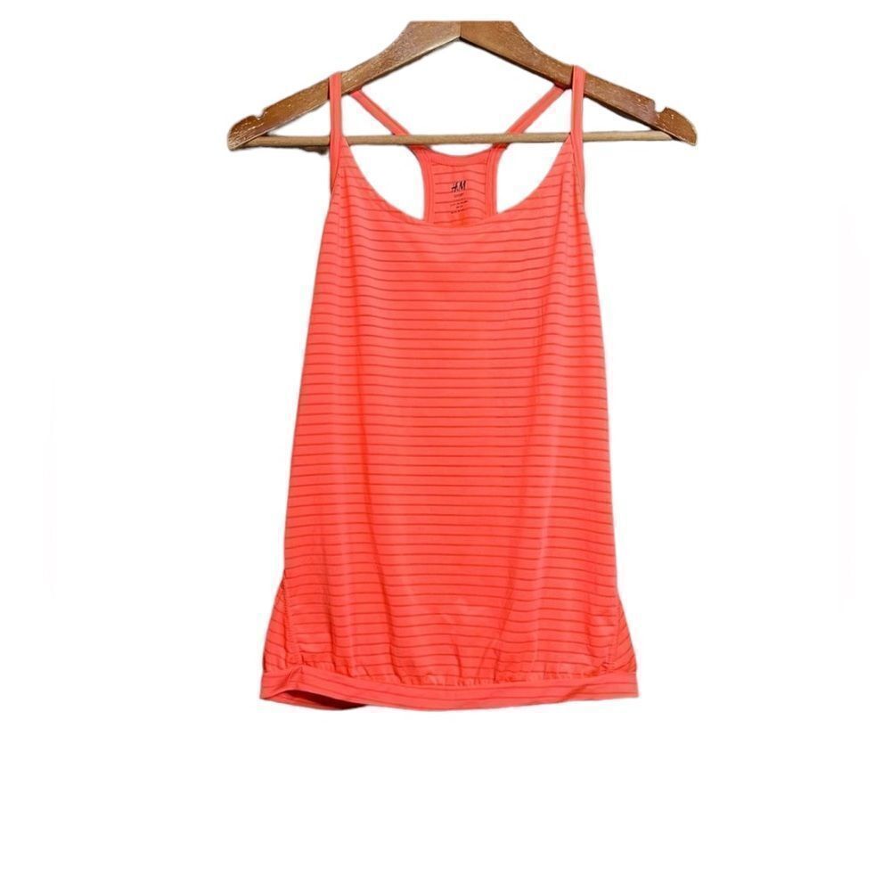 H&M orange active wear tank top. Size small‎